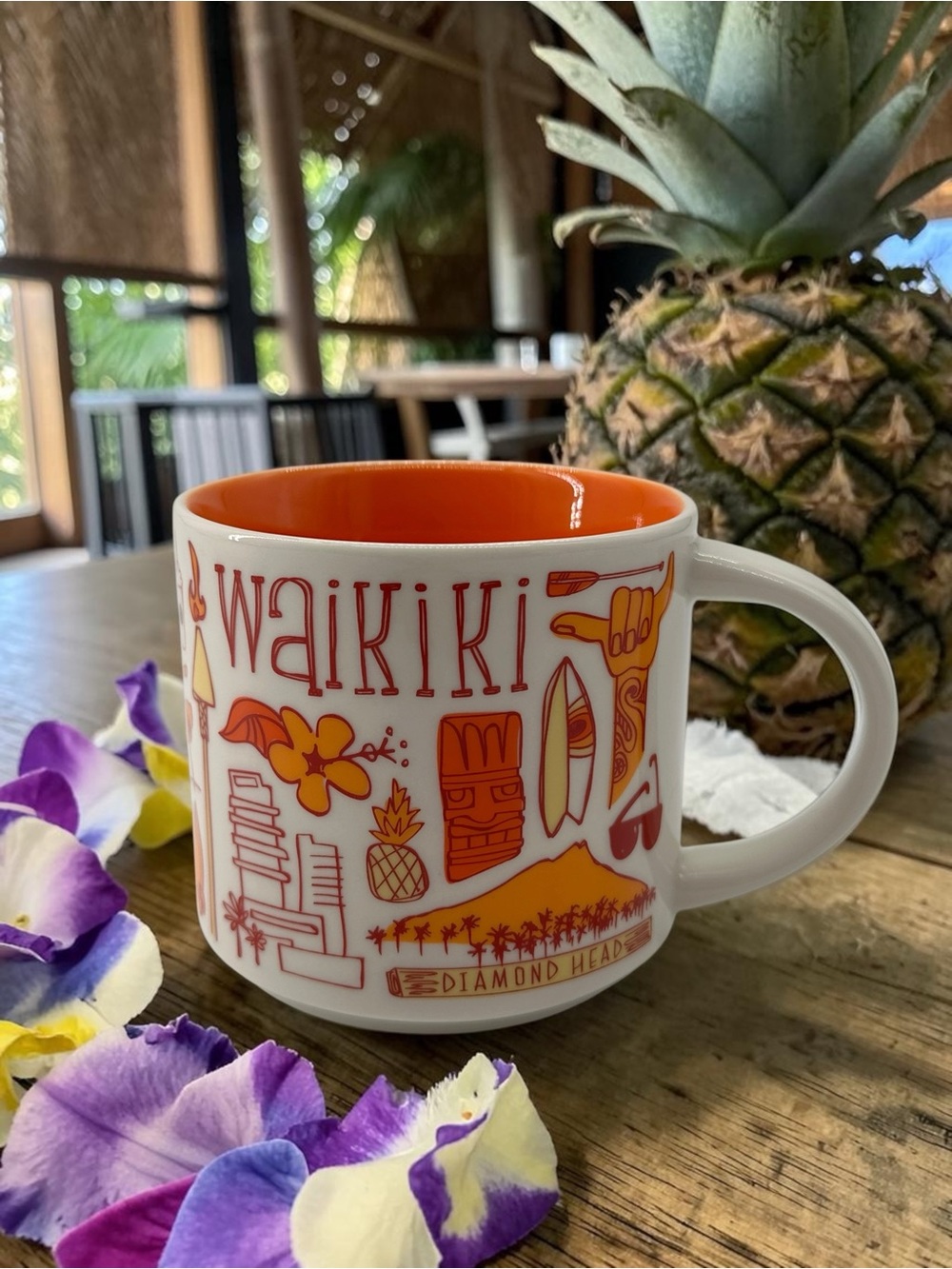 Starbucks Been There Series WAIKIKI Hawaii Mug 14oz Across the Globe NWOB